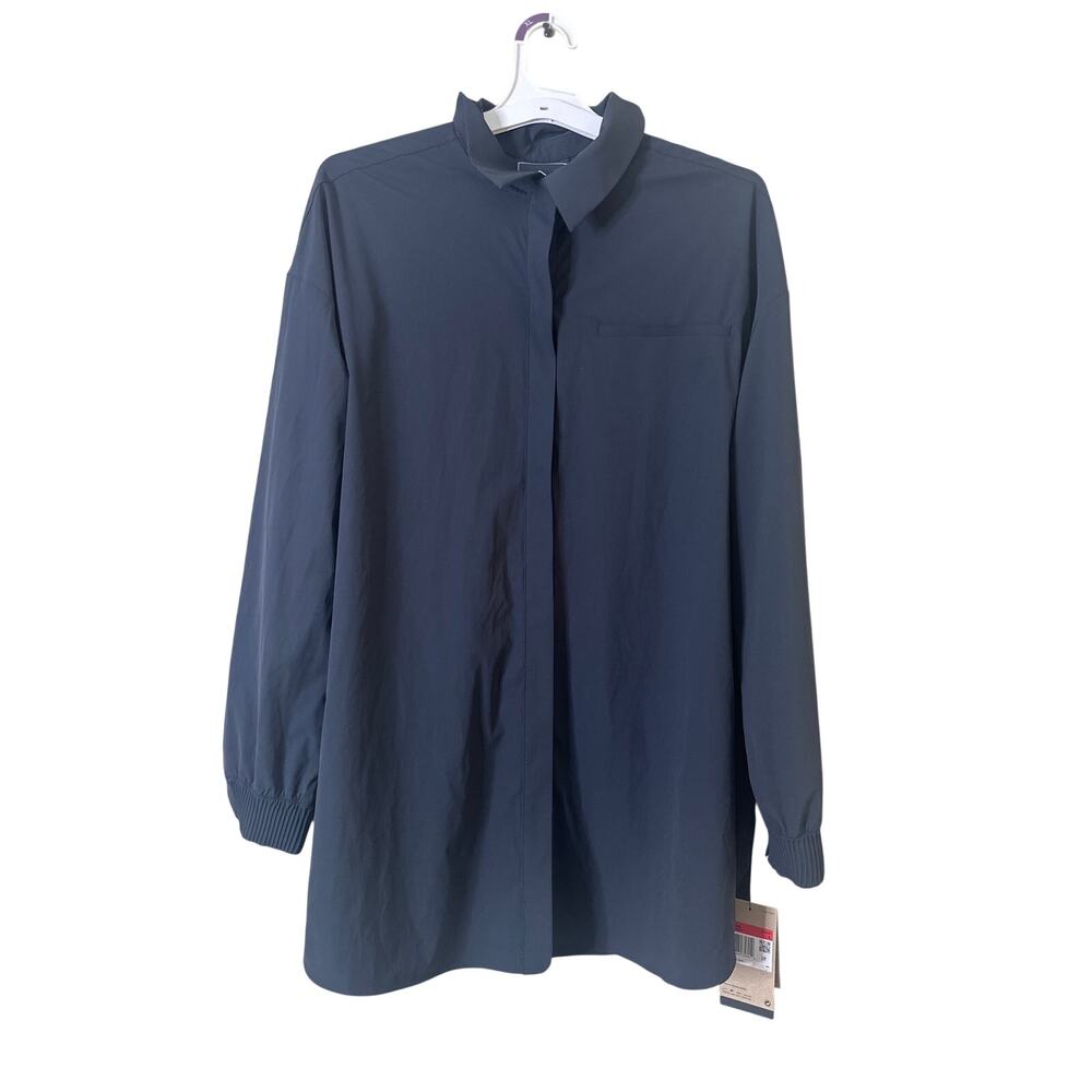 Nike 24.7 PerfectStretch Women's Dri-FIT Oversized Long-Sleeve Shirt black L j
